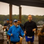 Runners during the 5k