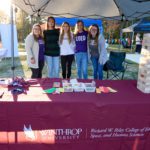 Winthrop University display at the 5k.