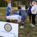 The Optimist Club of Rock Hill display at the 5k.