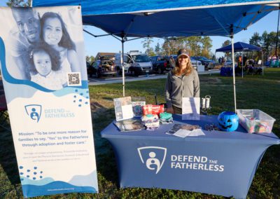 Epworth Foster Care display at the 5k.