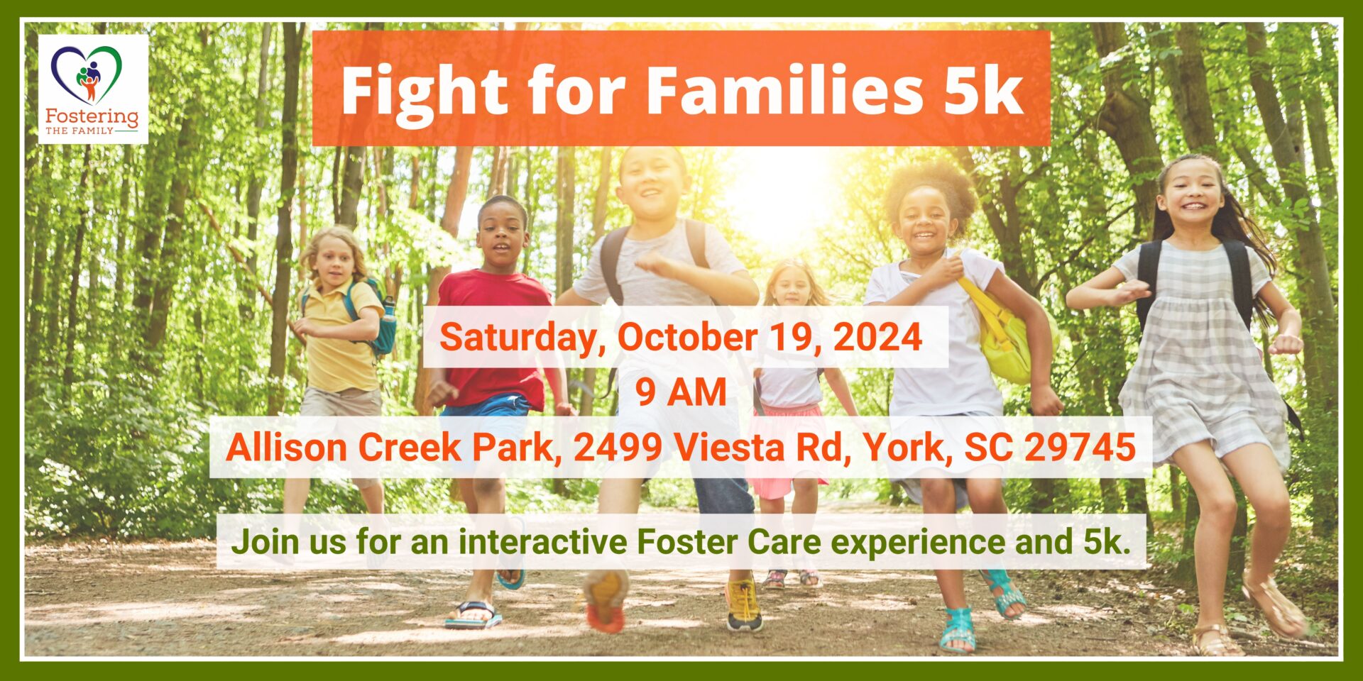 Fight for Families 5k 2024 Banner